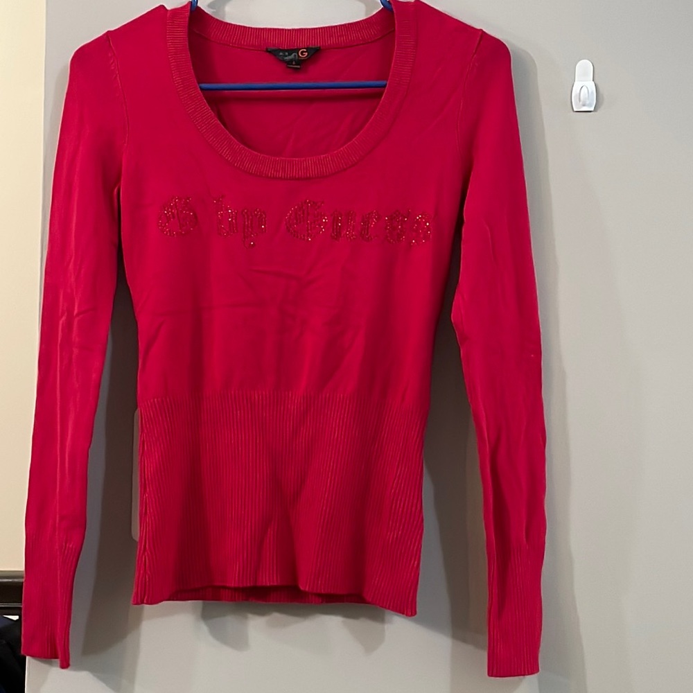 G by Guess Red Top - SZ S